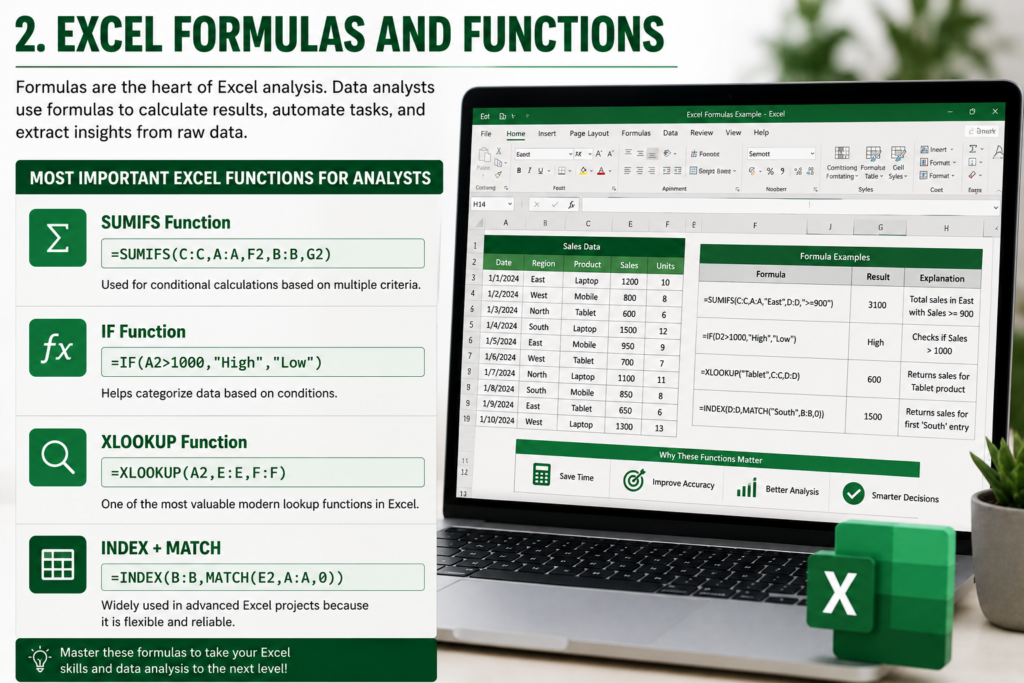 Most Important Excel Functions