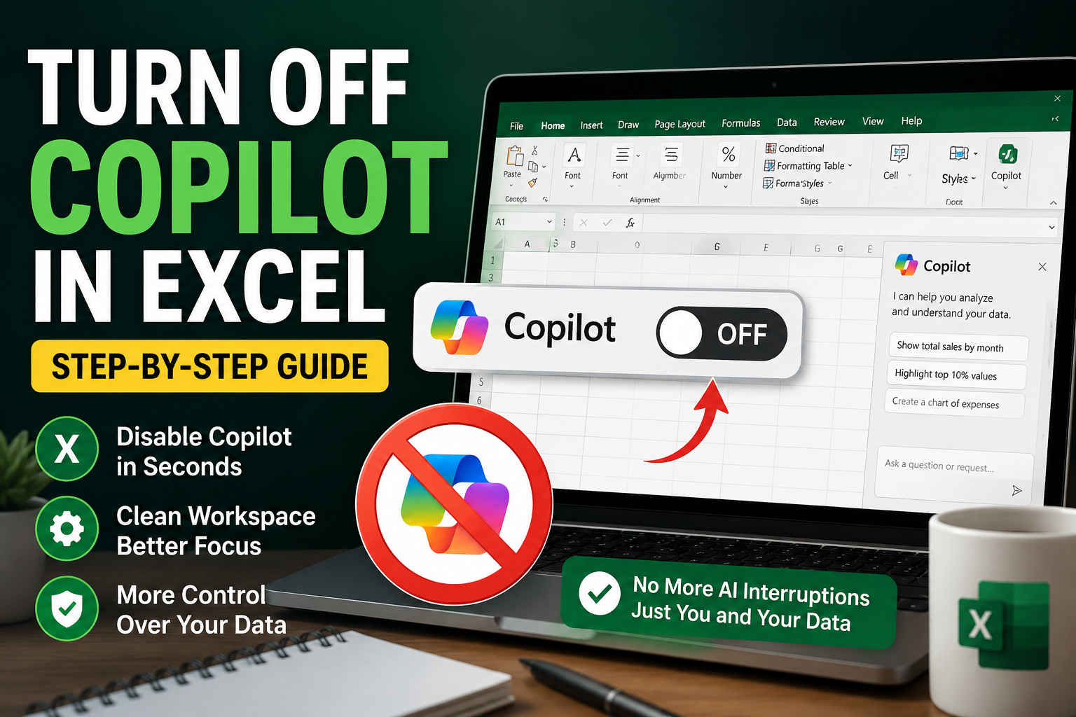turn off copilot in excel