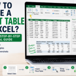How to Make a Pivot Table in Excel
