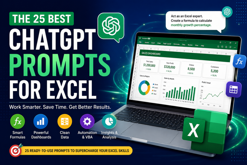 25 ChatGPT Prompts Every Excel