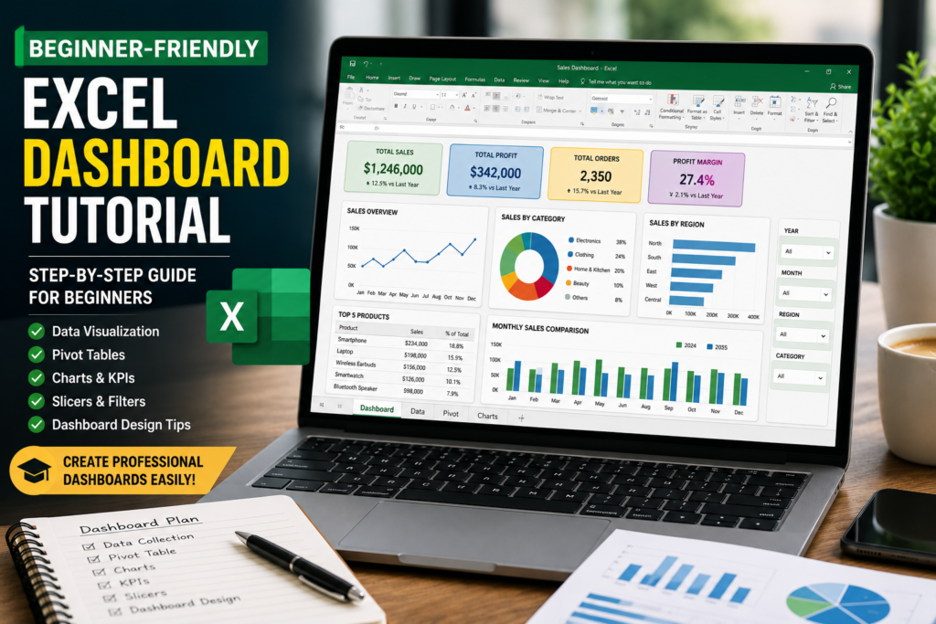excel dashboard tutorial
