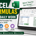 excel formulas for daily work