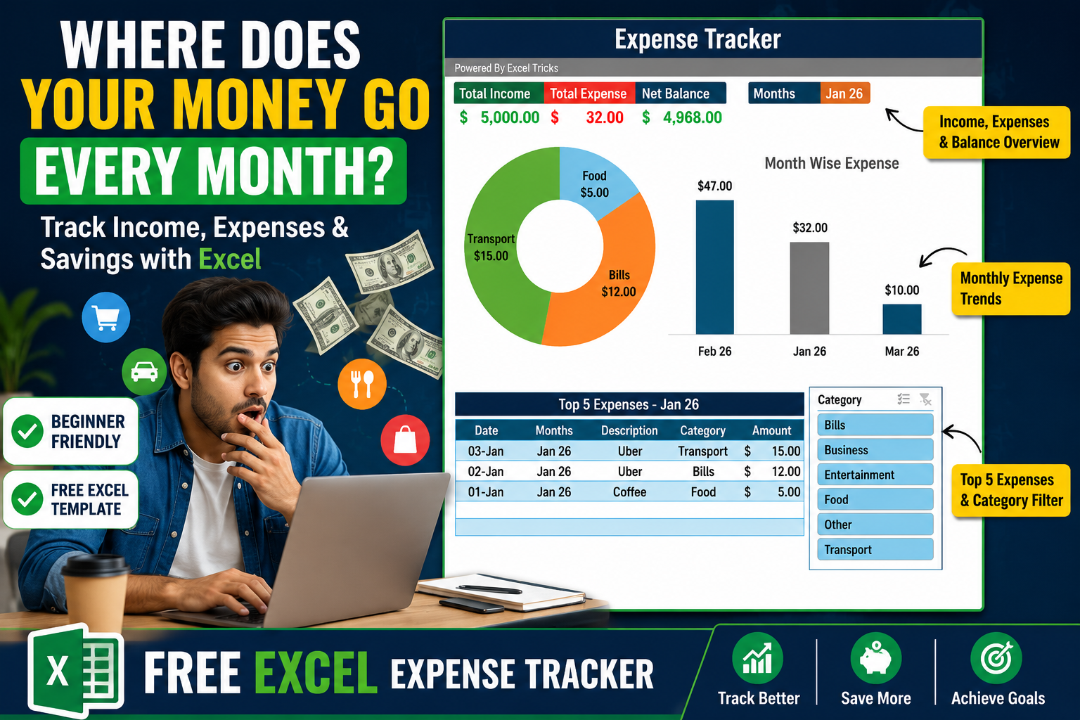 Excel Expense Tracker
