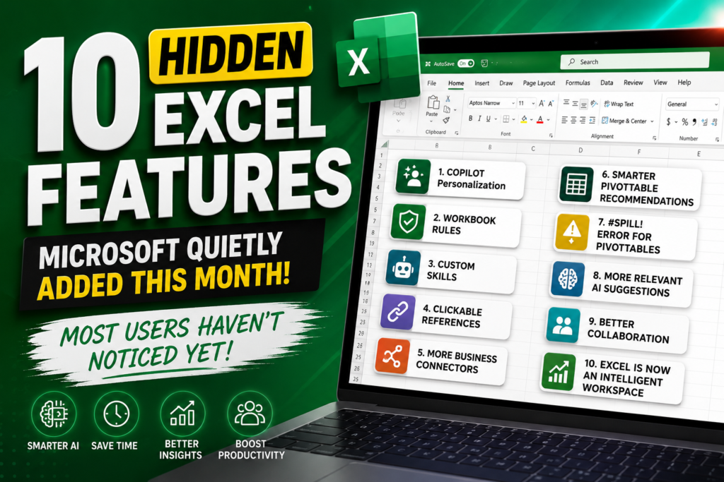 10 Hidden Excel Features Microsoft