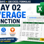 AVERAGE function in Excel