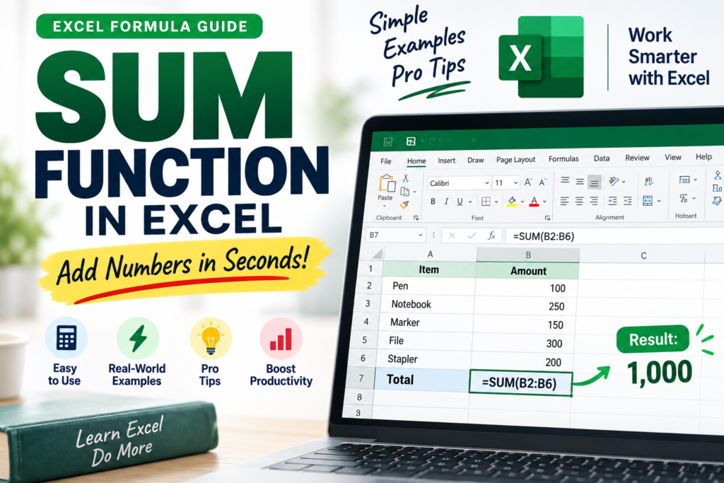 SUM Function in Excel